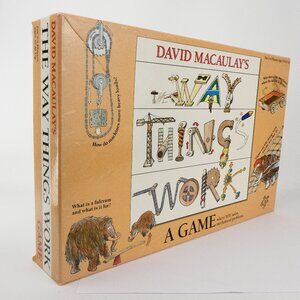 The Way Things Work Board Game By David Macaulay You Solve Mechanical Problems